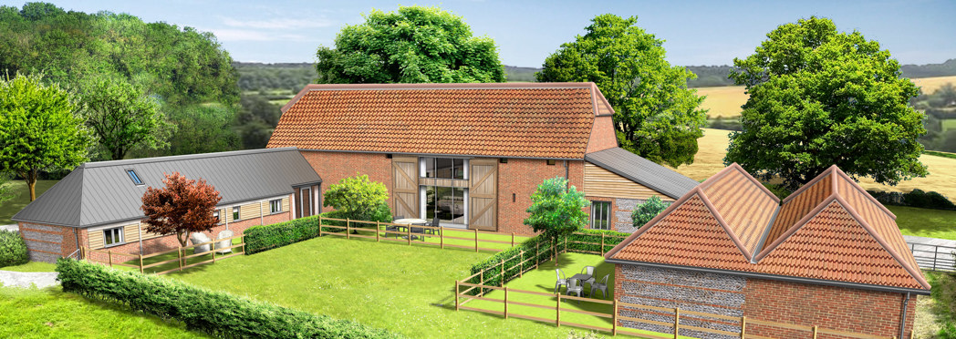 Image of Bexhill Barns - Back View - Rev A